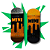 Deck Split Ply modelo "Flow" 34mm STREET-V3 MID para Fingerboard Skate de Dedos - Imagem 1