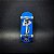 Fingerboard Skate de Dedo 34 e 36mm Mini SKT Co. modelo "Blue Mushroom" - Imagem 5