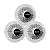 Kit 3 Potes Cílios Tufo Extensão Tufinho 8mm 10mm 12mm 14mm - Imagem 1