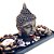Castiçal Zen Garden com Buda Bronzeado - Imagem 2