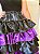 Saia 7 babados Preta e Roxo - Imagem 3