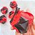 Rosa para cabelo pomba gira - vermelho e preto - Imagem 4