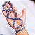 Pulseira Cascalho de Cianita azul - Proteção Arcanjo Miguel - Imagem 1