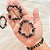 Pulseira cascalho de Obsidiana flocos de neve - Imagem 1