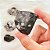 Pedra bruta Obsidiana flocos de neve - Imagem 2