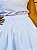 Saia Oxford com bordado amarelo - Imagem 3