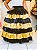 Saia 7 babado amarelo e preto - Imagem 1