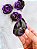 Rosa para cabelo pomba gira - Preto e Roxo - Imagem 4