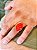 Anel Exu tiriti - oval vermelho - Imagem 1