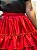 Saia 7 babados vermelha - Imagem 3