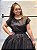 Conjunto de ração Feminino Oxford - Preto - Imagem 1