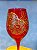 Taça vermelha com rosas - Imagem 3