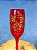 Taça de pomba gira - vermelha com rosas - Imagem 2