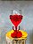 Taça luxo Pomba Gira vermelho com tridente - Imagem 1