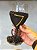 Taça luxo 7 com tridente preto com dourado - Imagem 4
