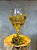 Taça luxo dourado com cristal - Imagem 1