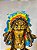 Busto Índio Pena Colorida - Imagem 3