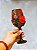 Taça luxo preta e vermelho com strass - Imagem 3