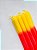 Vela palito vermelho e amarelo - pacote com 9 un - Imagem 2