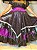 Saia luxo preto com roxo 14m de roda - Imagem 3