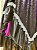 Saia luxo preto com roxo 14m de roda - Imagem 5