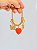 Pulseira Berloques coração laranja de Iansã - Imagem 2