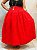 Conjunto de Lesie bordado vermelho 3 peças - Imagem 2