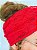 Conjunto Pano da costa e cabeça de renda vermelho - Imagem 4