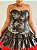 Corselet para pomba gira preto e prateado - Imagem 3