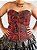 Corselet para pomba gira preto e vermelho - Imagem 3
