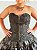 Corselet para pomba gira preto - Imagem 1
