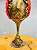 Taça luxo 7 preta e dourada com rosas - Imagem 4