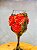 Taça luxo 7 preta e dourada com rosas - Imagem 2