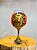 Taça luxo 7 preta e dourada com rosas - Imagem 1