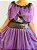 Conjunto laroyê roxo com brilho saia e bata - Imagem 3
