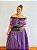 Conjunto laroyê roxo com brilho saia e bata - Imagem 1