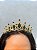 Coroa dourada luxo com strass - Verde - Imagem 2