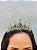 Coroa dourada luxo com strass - Azul - Imagem 4