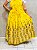 Conjunto luxo amarelo com paetê dourado  3 peças - Imagem 3