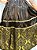 Saia luxo de Jacquard - dourado com preto - Imagem 3