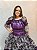 Conjunto luxo roxo e prata - Ciganinha e saia 14m - Imagem 5