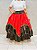 Saia 2 godê vermelha e preta 9m - Imagem 3