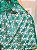 Conjunto de renda verde com forro branco - Imagem 4