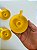 Castiçal de alumínio Amarelo para vela palito - Imagem 2