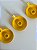 Castiçal de alumínio Amarelo para vela palito - Imagem 1