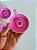 Castiçal de alumínio Rosa para vela palito - Imagem 2