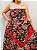 Conjunto Baiana floral 3 peças - Preto e vermelho - Imagem 2