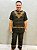 Conjunto Masculino Jacquard devorê Preto com dourado - Imagem 1