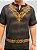 Conjunto Masculino Jacquard devorê Preto com dourado - Imagem 2