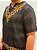 Conjunto Masculino Jacquard devorê Preto com dourado - Imagem 4